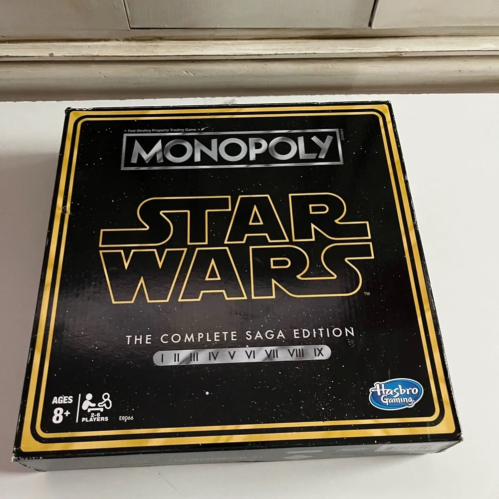 New Monopoly Star Wars Complete Saga Edition Board Game Star Wars Trilogies